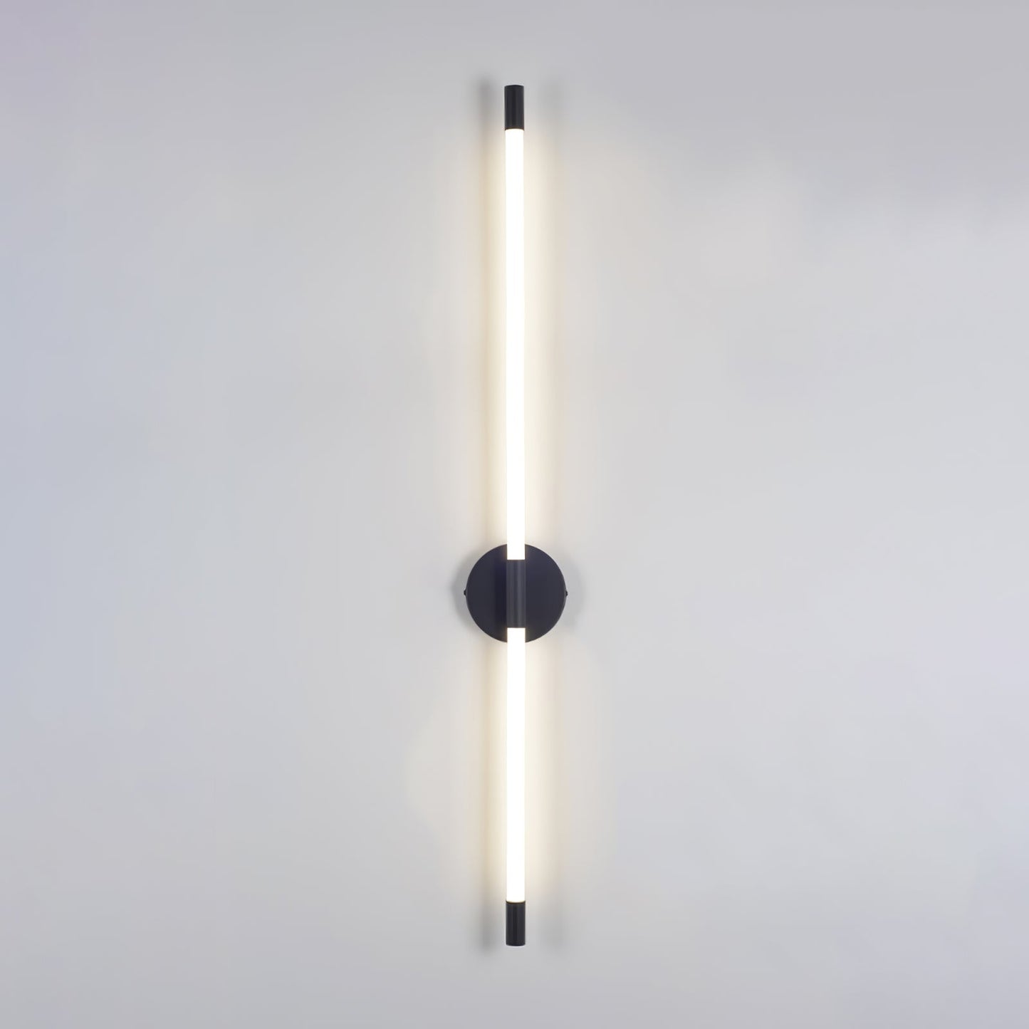 Sleek Vertical Wall Sconce - Energy-Efficient LED & Adjustable Light A