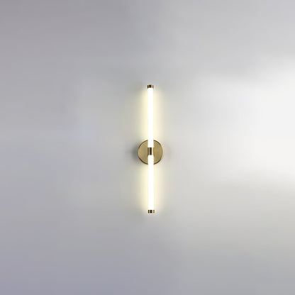 Sleek Vertical Wall Sconce - Energy-Efficient LED & Adjustable Light A