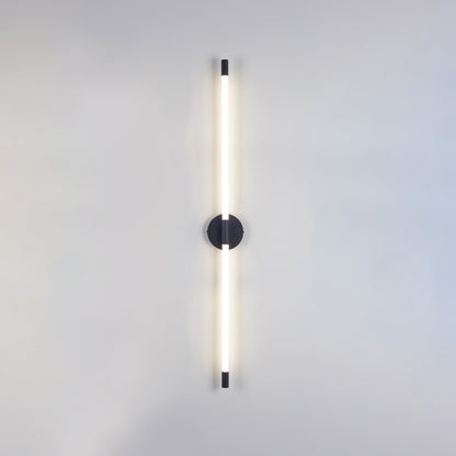 Sleek Vertical Wall Sconce - Energy-Efficient LED & Adjustable Light A