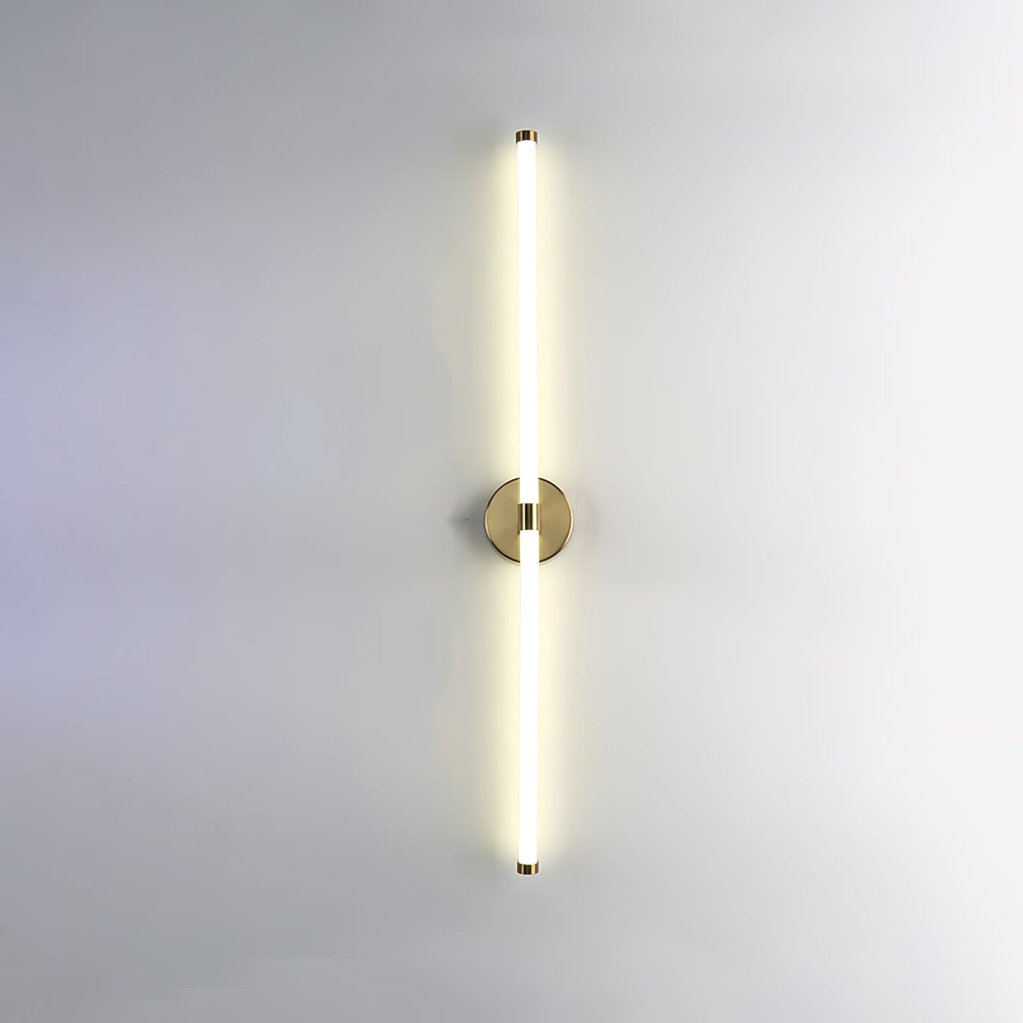 Sleek Vertical Wall Sconce - Energy-Efficient LED & Adjustable Light A