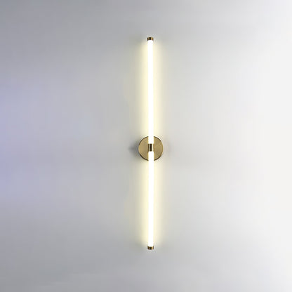 Sleek Vertical Wall Sconce - Energy-Efficient LED & Adjustable Light A