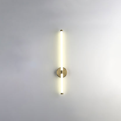 Sleek Vertical Wall Sconce - Energy-Efficient LED & Adjustable Light A