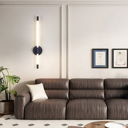 Sleek Vertical Wall Sconce - Energy-Efficient LED & Adjustable Light A