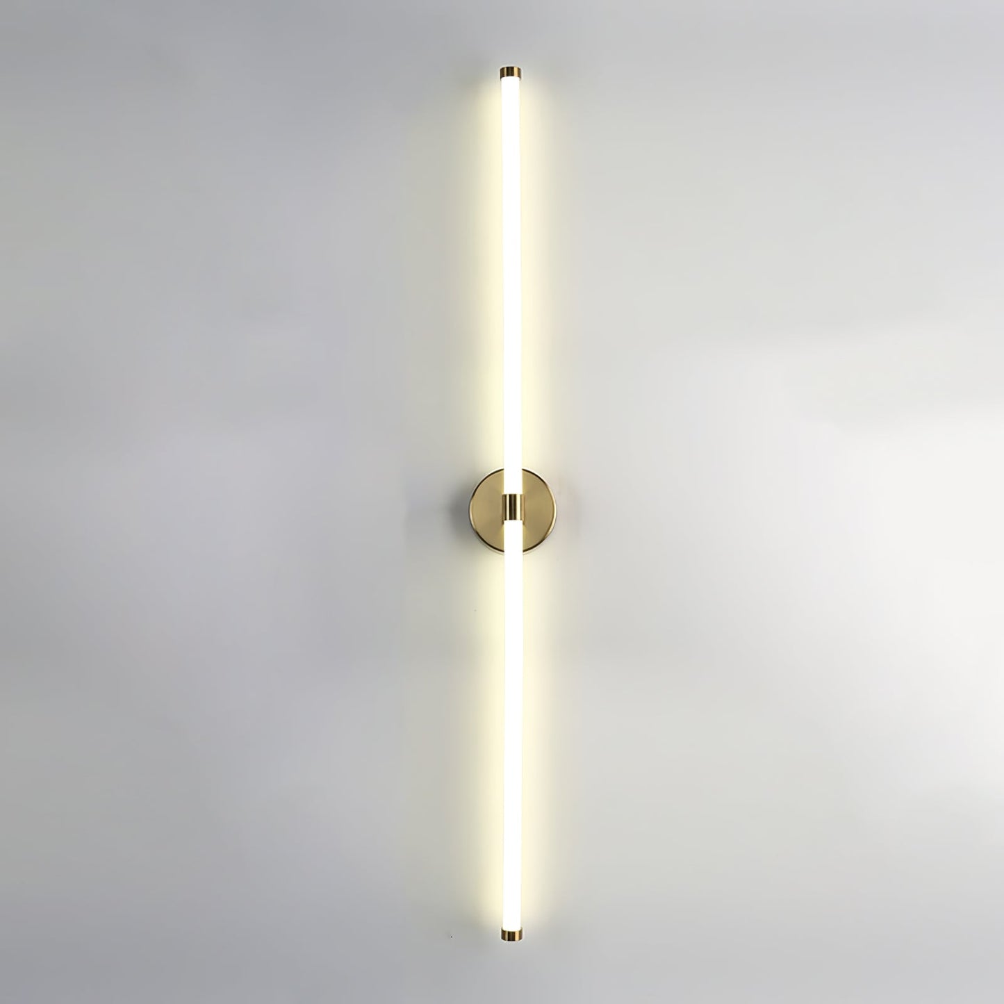 Sleek Vertical Wall Sconce - Energy-Efficient LED & Adjustable Light A