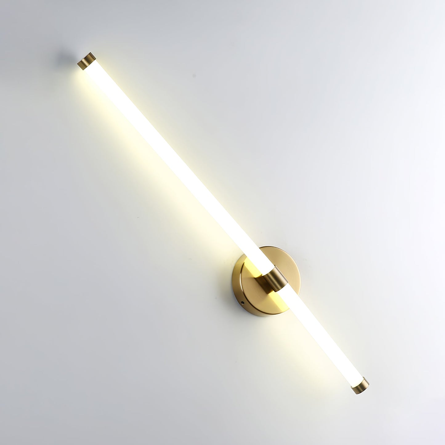 Sleek Vertical Wall Sconce - Energy-Efficient LED & Adjustable Light A