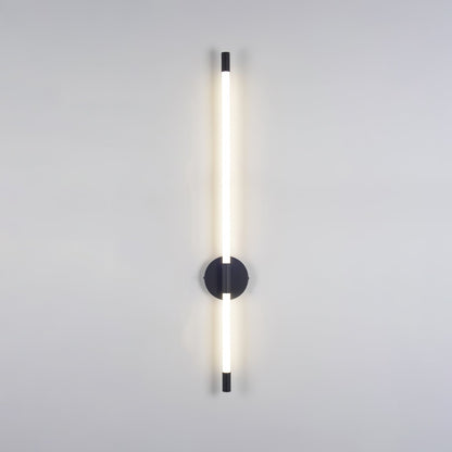 Sleek Vertical Wall Sconce - Energy-Efficient LED & Adjustable Light A