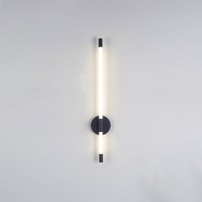 Sleek Vertical Wall Sconce - Energy-Efficient LED & Adjustable Light A