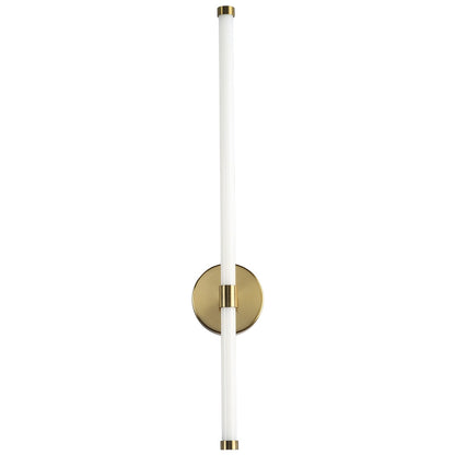 Sleek Vertical Wall Sconce - Energy-Efficient LED & Adjustable Light A