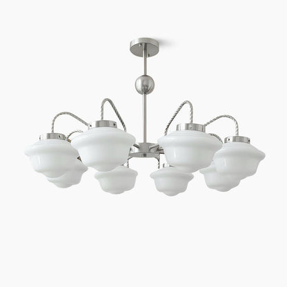 Elegant Chandelier with Adjustable Arms & Energy-Efficient LED Lights