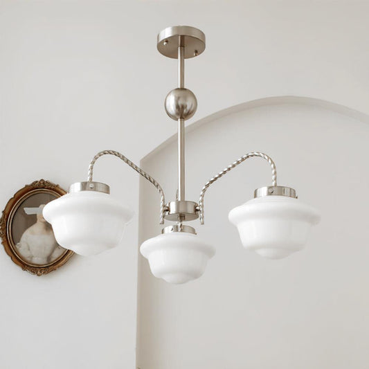 Elegant Chandelier with Adjustable Arms & Energy-Efficient LED Lights