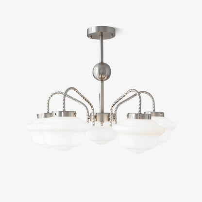 Elegant Chandelier with Adjustable Arms & Energy-Efficient LED Lights