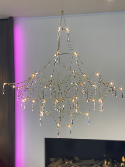 Mira Chandeliers - Elegant Lighting Fixture with Adjustable Brightness