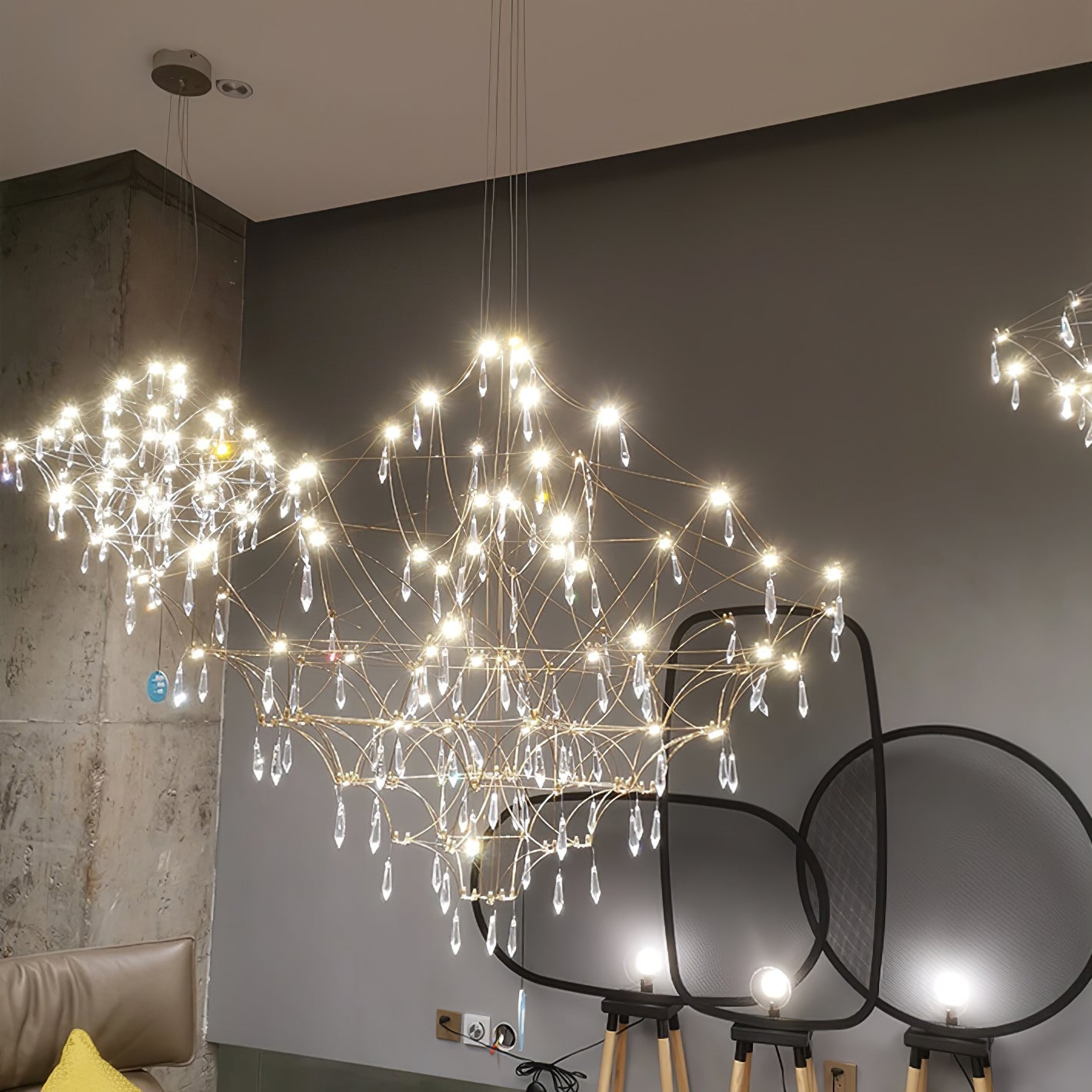 Mira Chandeliers - Elegant Lighting Fixture with Adjustable Brightness