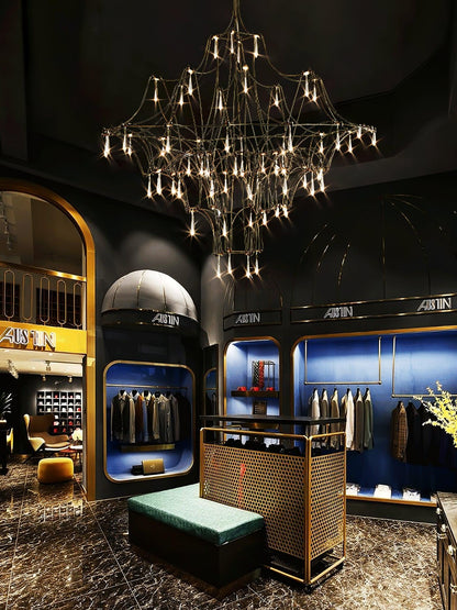 Mira Chandeliers - Elegant Lighting Fixture with Adjustable Brightness