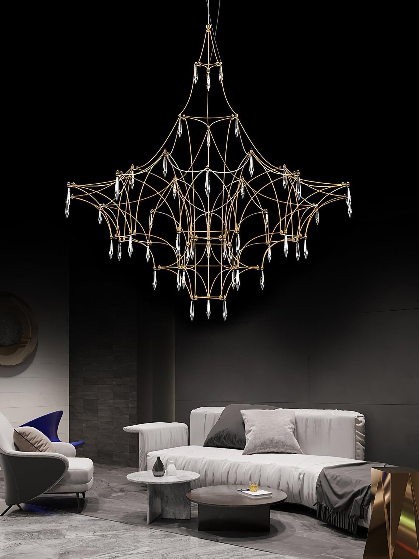Mira Chandeliers - Elegant Lighting Fixture with Adjustable Brightness