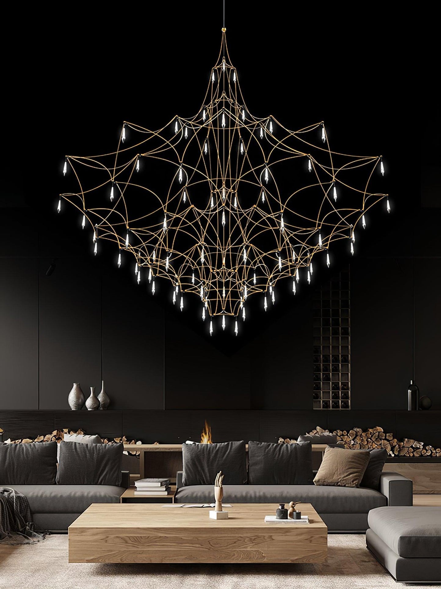 Mira Chandeliers - Elegant Lighting Fixture with Adjustable Brightness