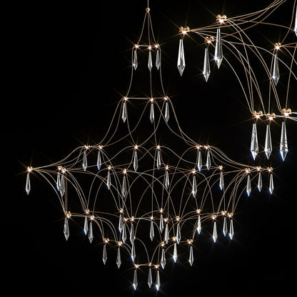 Mira Chandeliers - Elegant Lighting Fixture with Adjustable Brightness