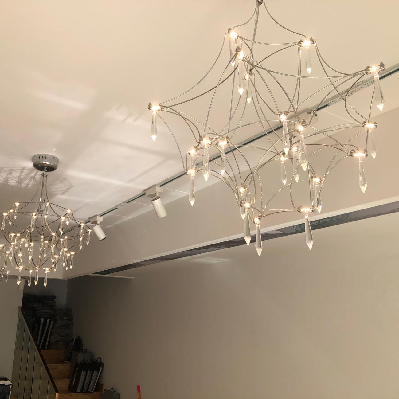 Mira Chandeliers - Elegant Lighting Fixture with Adjustable Brightness