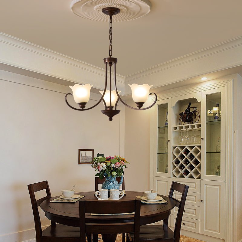 Mireille Floral Chandelier - Elegant Design with Adjustable Height & L