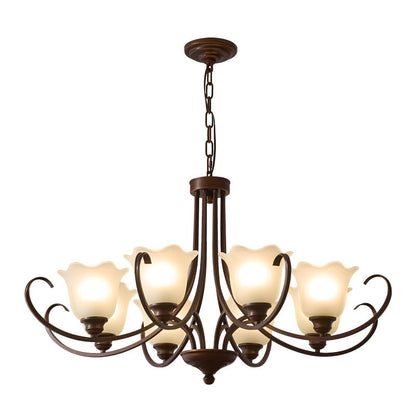 Mireille Floral Chandelier - Elegant Design with Adjustable Height & L