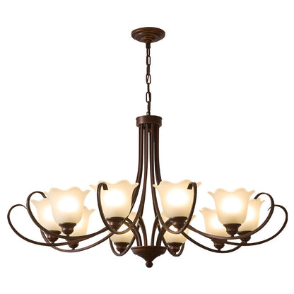Mireille Floral Chandelier - Elegant Design with Adjustable Height & L