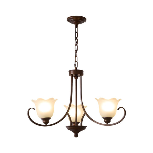 Mireille Floral Chandelier - Elegant Design with Adjustable Height & L