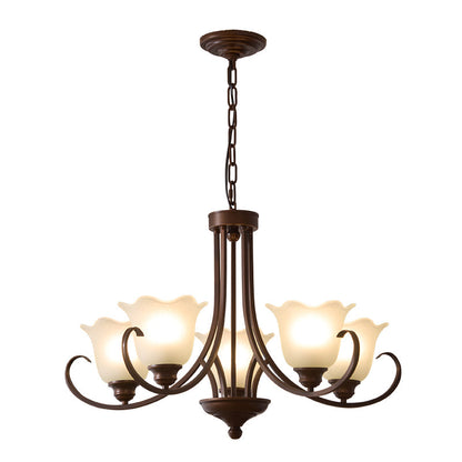 Mireille Floral Chandelier - Elegant Design with Adjustable Height & L