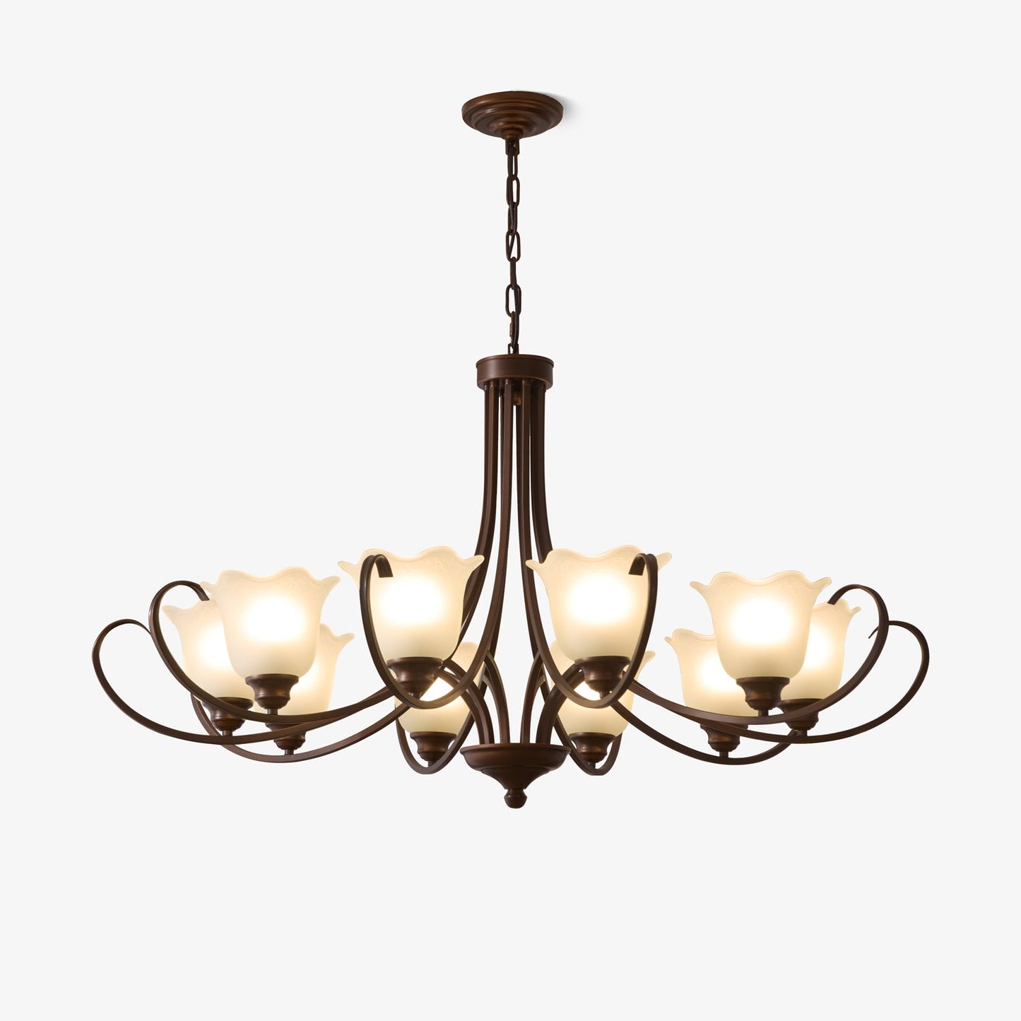 Mireille Floral Chandelier - Elegant Design with Adjustable Height & L