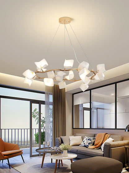 Mistral Flora Chandelier - Elegant Design with Adjustable Height & LED