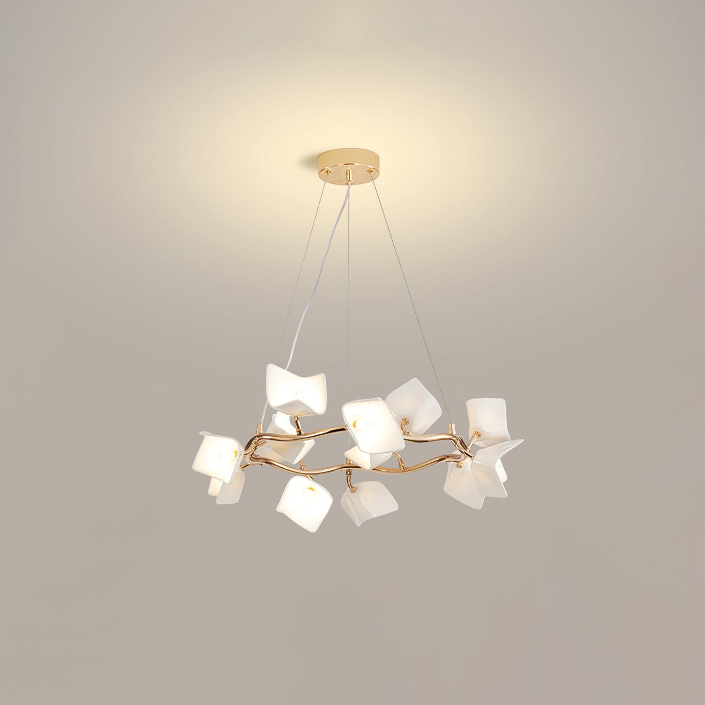 Mistral Flora Chandelier - Elegant Design with Adjustable Height & LED