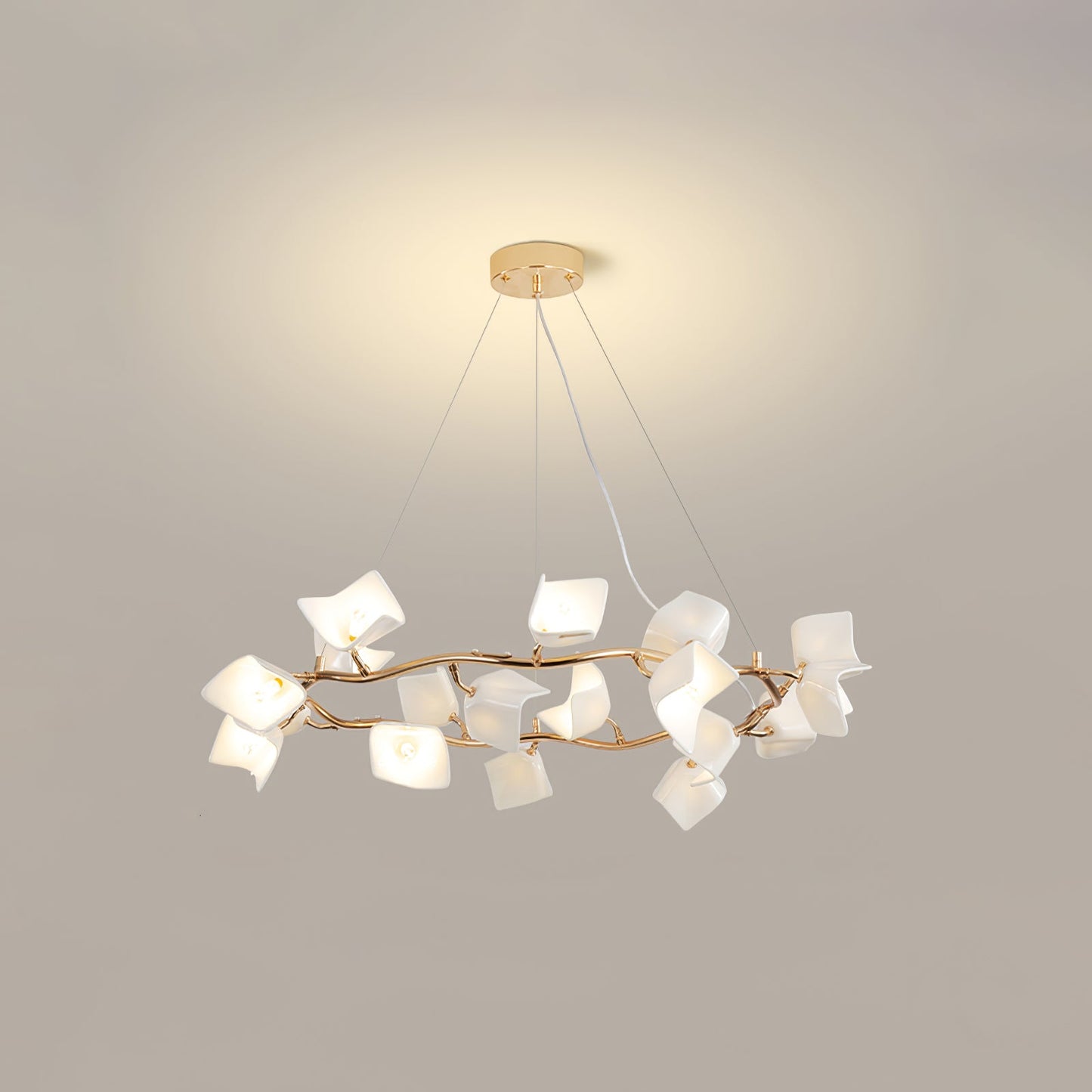 Mistral Flora Chandelier - Elegant Design with Adjustable Height & LED