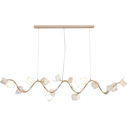 Mistral Flora Chandelier - Elegant Design with Adjustable Height & LED