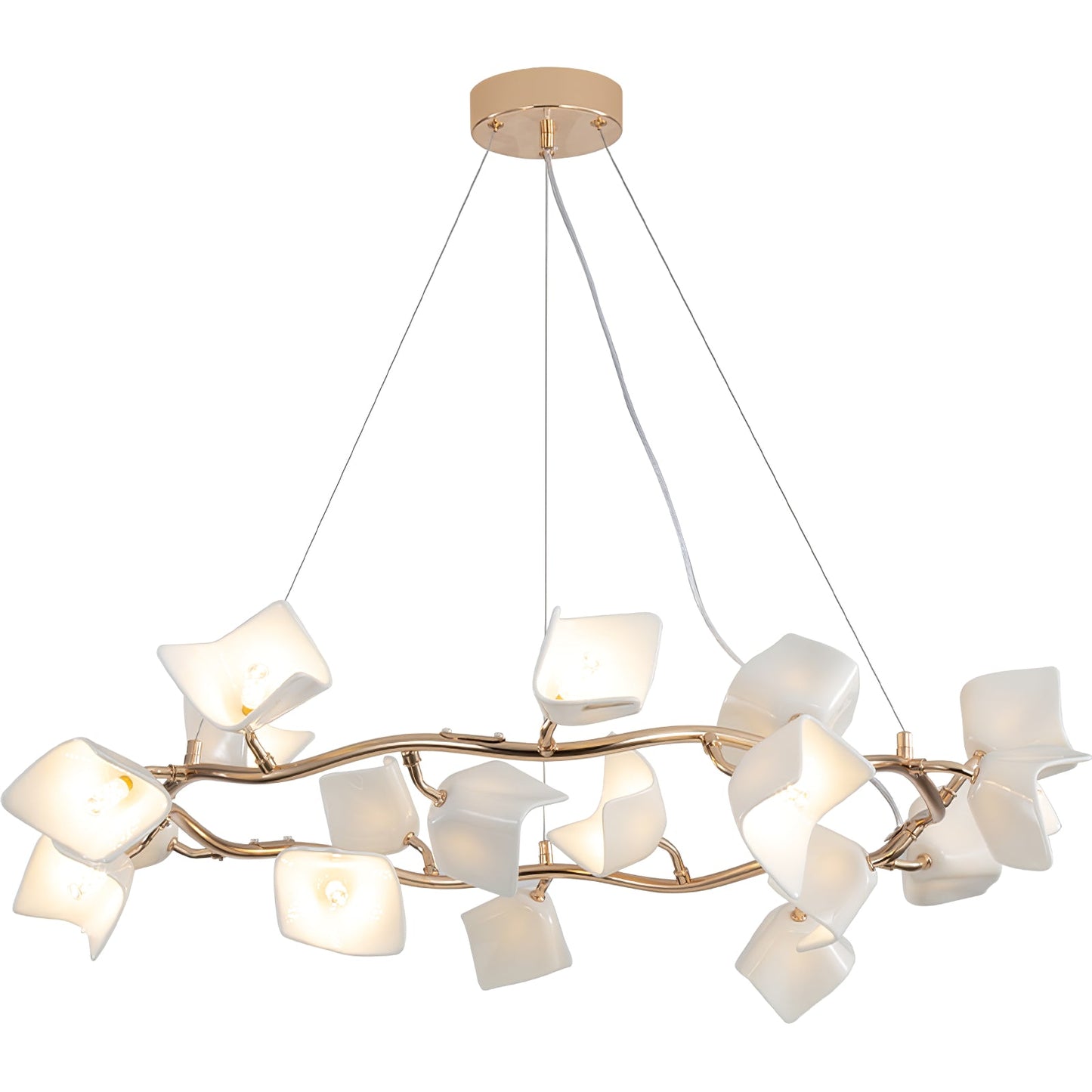 Mistral Flora Chandelier - Elegant Design with Adjustable Height & LED
