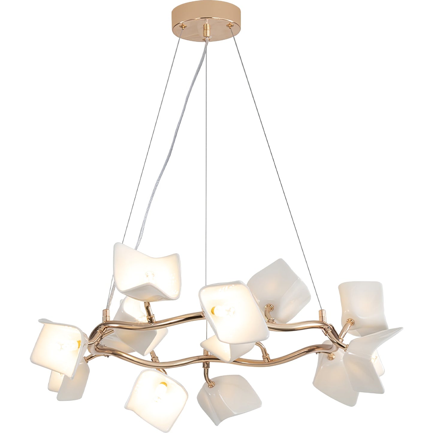 Mistral Flora Chandelier - Elegant Design with Adjustable Height & LED