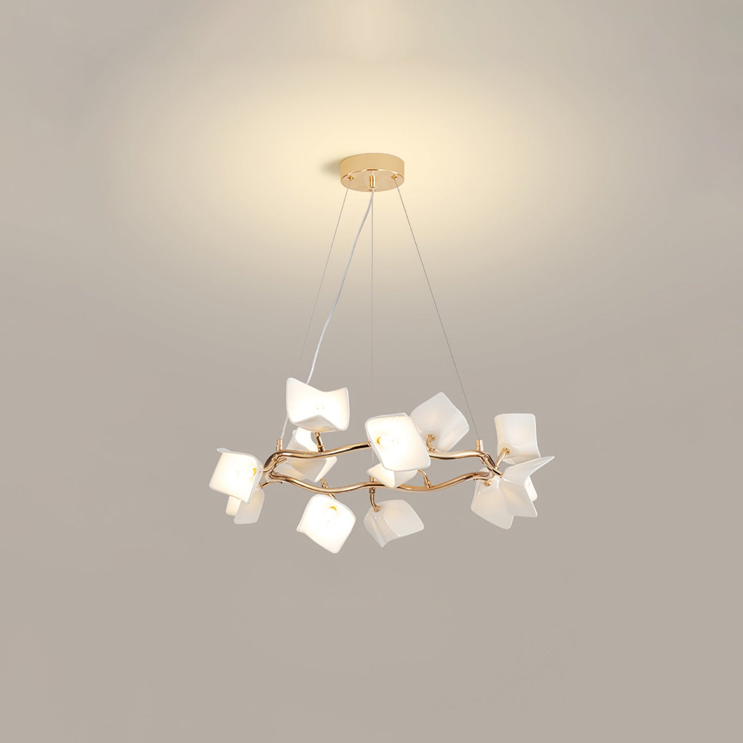 Mistral Flora Chandelier - Elegant Design with Adjustable Height & LED