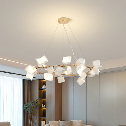 Mistral Flora Chandelier - Elegant Design with Adjustable Height & LED