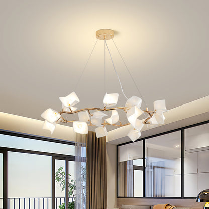Mistral Flora Chandelier - Elegant Design with Adjustable Height & LED