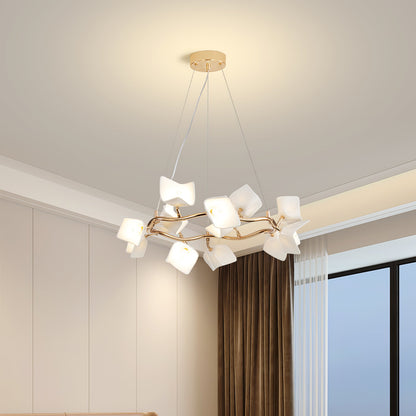 Mistral Flora Chandelier - Elegant Design with Adjustable Height & LED