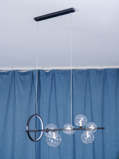 Elegant Mita Chandelier - Crystal Accents & Adjustable Height