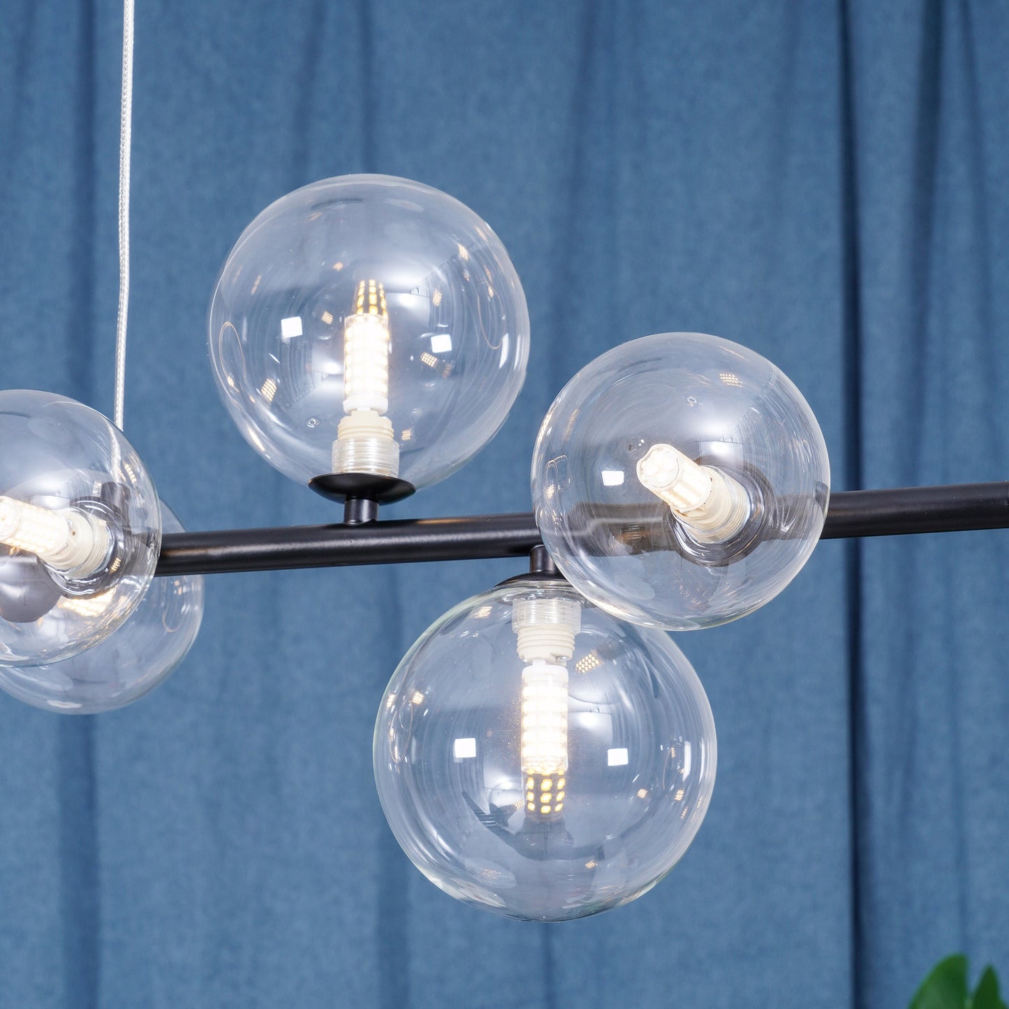 Elegant Mita Chandelier - Crystal Accents & Adjustable Height