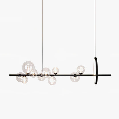 Elegant Mita Chandelier - Crystal Accents & Adjustable Height