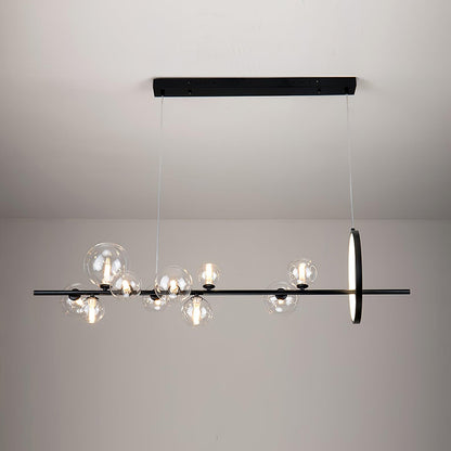 Elegant Mita Chandelier - Crystal Accents & Adjustable Height