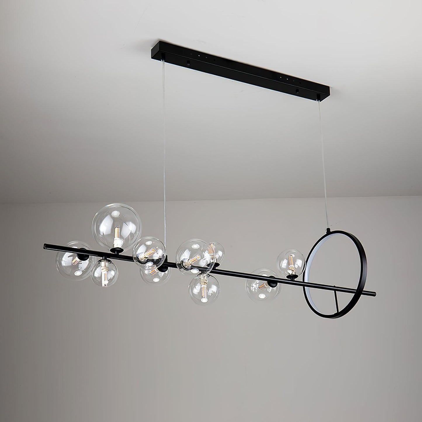 Elegant Mita Chandelier - Crystal Accents & Adjustable Height