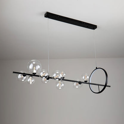 Elegant Mita Chandelier - Crystal Accents & Adjustable Height