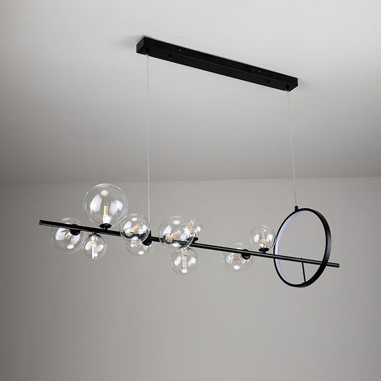 Elegant Mita Chandelier - Crystal Accents & Adjustable Height