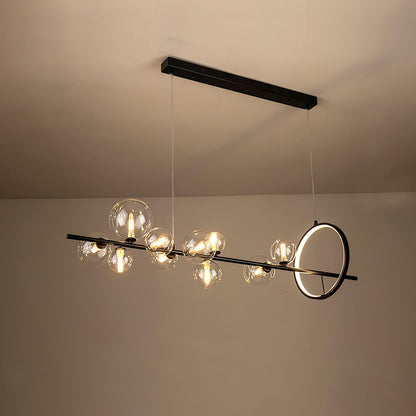 Elegant Mita Chandelier - Crystal Accents & Adjustable Height