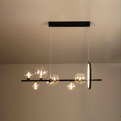 Elegant Mita Chandelier - Crystal Accents & Adjustable Height