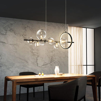 Elegant Mita Chandelier - Crystal Accents & Adjustable Height