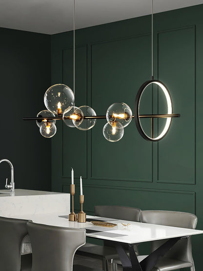 Elegant Mita Chandelier - Crystal Accents & Adjustable Height
