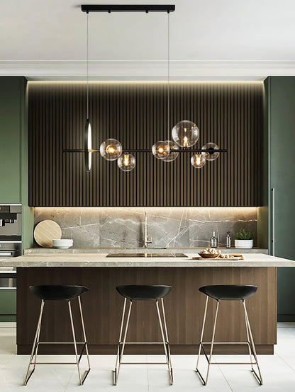 Elegant Mita Chandelier - Crystal Accents & Adjustable Height